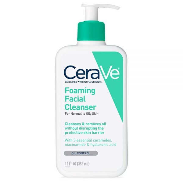 51ML6FYmtAL. SL1000 1 A foaming facial cleanser is ideal for removing excess oil, dirt and makeup but it’s important to choose a formula that won’t disrupt the skin’s natural protective barrier. It’s also beneficial to choose a gentle cleanser with ingredients that help maintain moisture balance. CeraVe Foaming Facial Cleanser features <a href="https://www.cerave.com/about-cerave/what-are-ceramides">ceramides</a>, <a href="https://www.cerave.com/ingredients-in-cerave/hyaluronic-acid">hyaluronic acid</a> and <a href="https://www.cerave.com/ingredients-in-cerave/niacinamide">niacinamide</a> to help reinforce the skin’s barrier, attract hydration and soothe the skin.