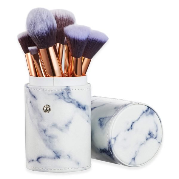 71whGDSv52L. SL1500 1 <ul class="a-unordered-list a-vertical a-spacing-mini"> <li><span class="a-list-item">MARBLE ADDICT? We got you covered! Look no further every one of these marble and rose gold makeup brushes is crafted to work makeup wonders and they're totally instaworthy!</span></li> <li><span class="a-list-item">BRISTLE PERFECTION Tired of bristles that shed, scratch or are sparse or stiff? Worry no more! Our high quality synthetic vegan and cruelty-free bristles are super soft, yet dense enough to pack on colour and make application effortless</span></li> <li><span class="a-list-item">LUXURY QUALITY Here's what you get: Foundation Brush + Powder/Blush Brush + Contour Brush + Highlighter Brush + Angled Brow Brush + Fluffy Eyeshadow Brush + Luxe Crease Brush + Angled Eyeshadow Brush + and multi-use Concealer or Creme Eyeshadow Brush</span></li> <li><span class="a-list-item">The brushes come in a durable, stylish carrying case for travelling and look stunning on your vanity table</span></li> <li><span class="a-list-item">GUARANTEED SATISFACTION If you don't absolutely love your luxe Marble Set, let us know and we'll give you a 100% refund or replacement</span></li> </ul>