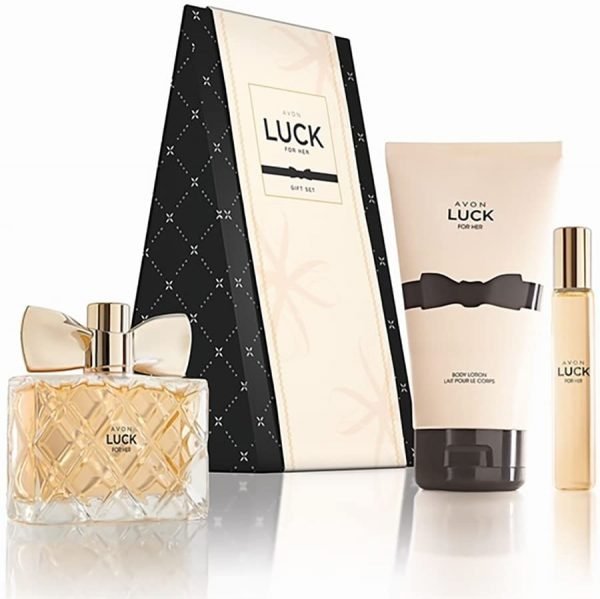 AVON LUCK FOR HER SET BOXED 1