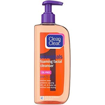 CLEAN AND CLEAR FOAMING CLEANSER 1