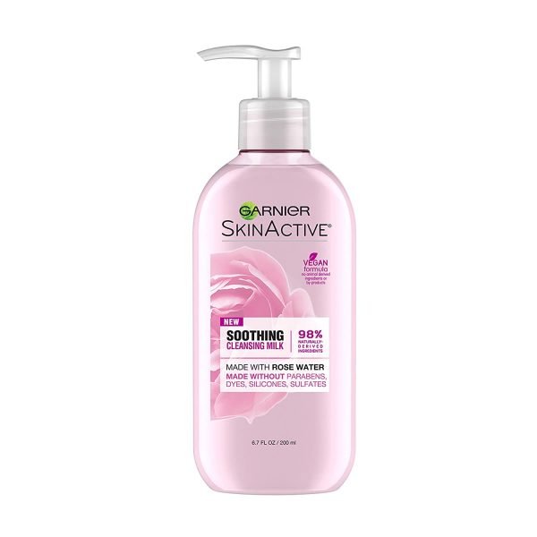 Garnier SkinActive Milk Face Wash with Rose Water 6.7 Fl 1