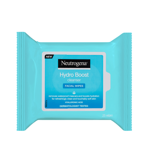 hydro boost cleansing wipes new 1 <div>Soft wipes with a fresh cleansing lotion to instantly remove makeup and impurities, even waterproof mascara, while quenching skin with a boost of vital hydration. Hydro Boost<sup>®</sup> Cleansing Facial Wipes contain Hyaluronic Acid to cleanse effectively while quenching skin with a boost of vital hydration.</div> <ul> <li>Dermatologist tested</li> <li>Suitable for sensitive skin</li> </ul>