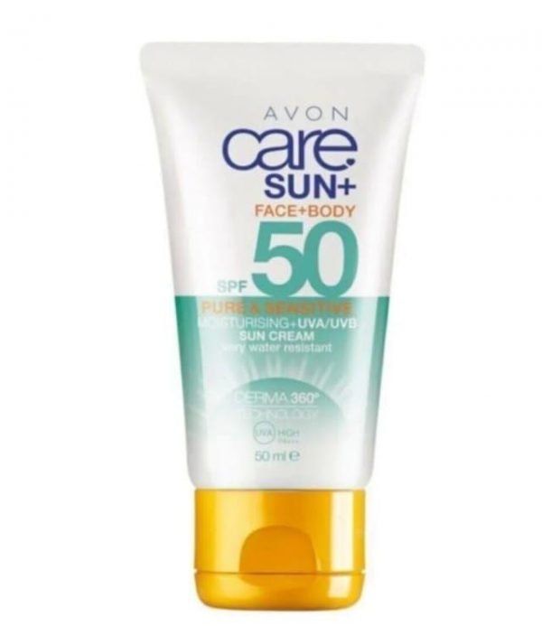 AVON care sun face sunscreen spf 50