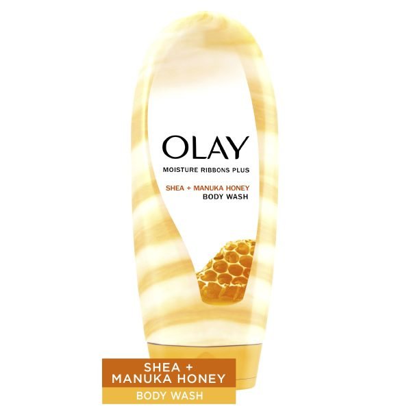 Olay Moisture Ribbons Plus Shea and Manuka Honey Body Wash 18 0z scaled