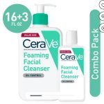 CERAVE FOAMING FACE WASH (16 FL + 3FL)COMBO PACK