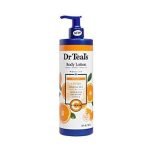 DR TEAL'S GLOW AND RADIANCE VIT C & CITRUS ESS OIL BODY LOTION 18 OZ