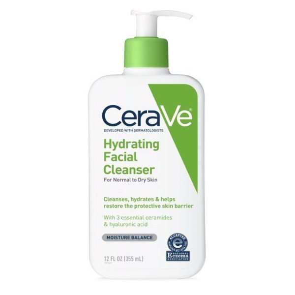 CeraVe Hydrating Facial Cleanser for Normal to Dry