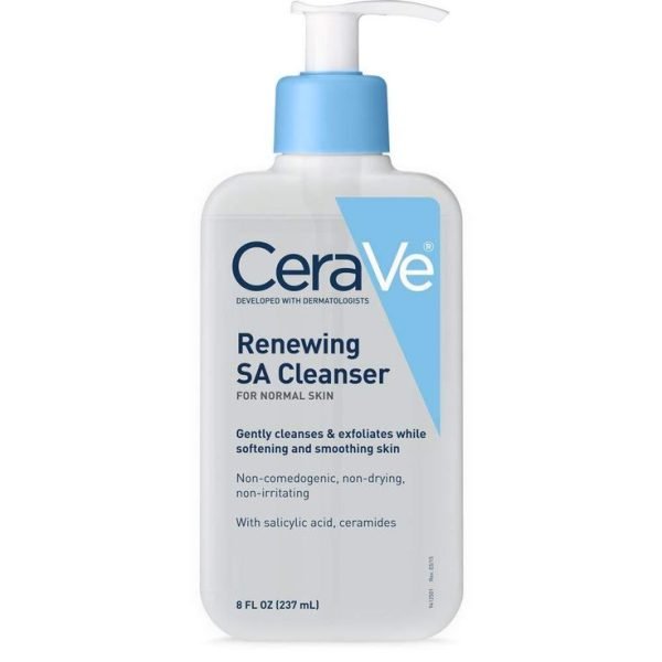 CeraVe Renewing SA Cleanser for Normal Skin 8 fl oz Walmart com