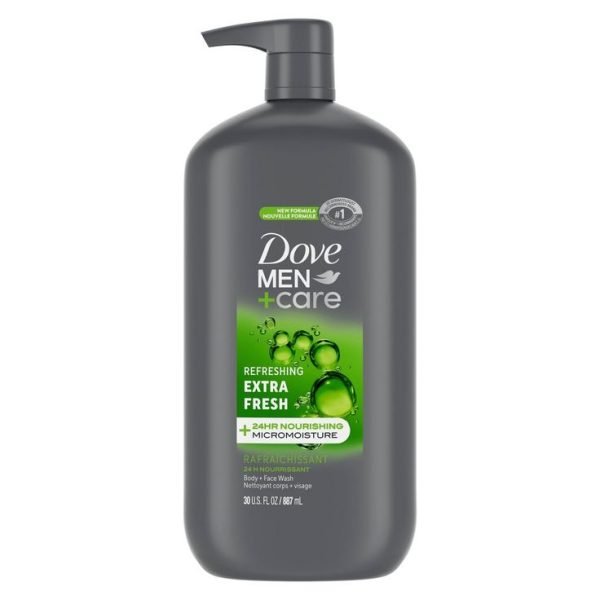Dove MenCare Extra Fresh Body Wash Pump 30 fl oz