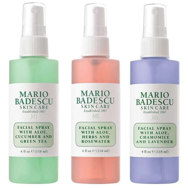 Mario Badescu Facial Spray With Aloe Cucumber Rosewater Lavender 6 Oz Each