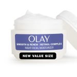 OLAY SMOOTH & RENEW  RETINOL COMPLEX NIGHT FACIAL MOISTURISER