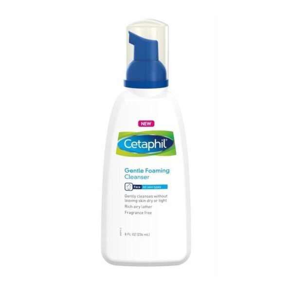 Cetaphil Oil Free Gentle Foaming Facial Cleanser with Glycerin 8 fl oz