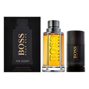HUGO BOSS THE SCENT EDP FOR HIM 2 PCS TRAVEL SET 3.4Oz